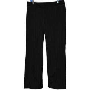 Nine & Co. by Nine West‎ Women's Pinstriped Black Blue Dress Pants Size 12